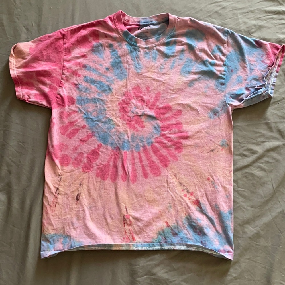 Clearance $7 Womens large L tie dye tshirt hippie boho